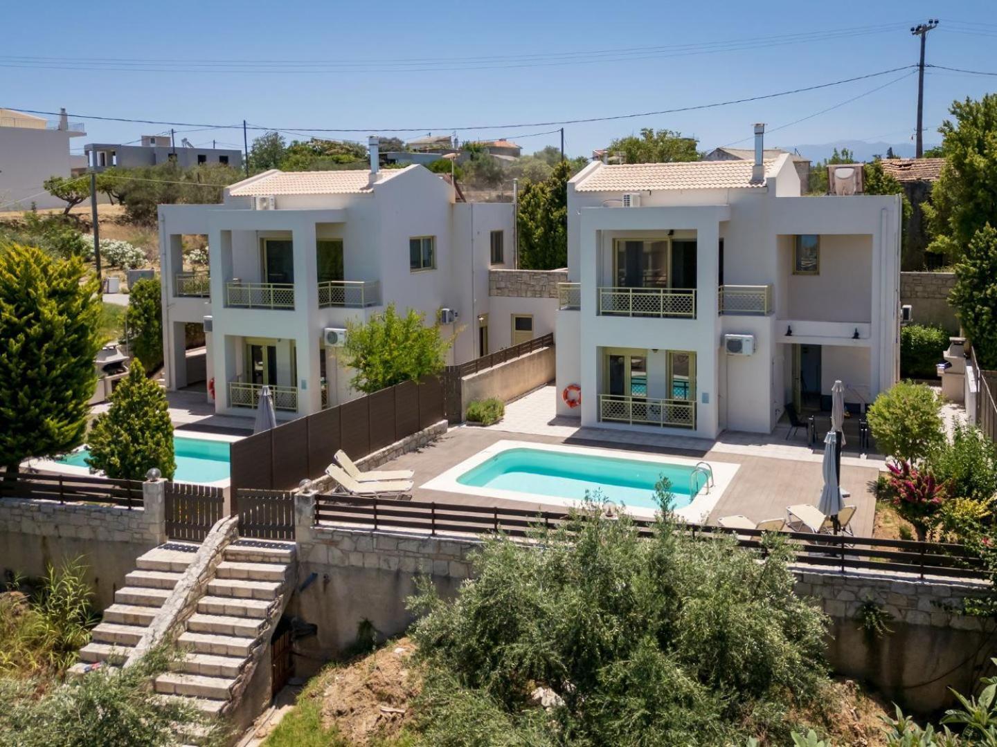 Villa With Private Pool Chania Sense Of Dream Villas Tavronitis エクステリア 写真